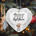 Personalized Memorial Photo Aluminum Ornament - Memorial Gift Idea For Pet Lover - If Love Could Have Saved You You Would Have Lived Forever