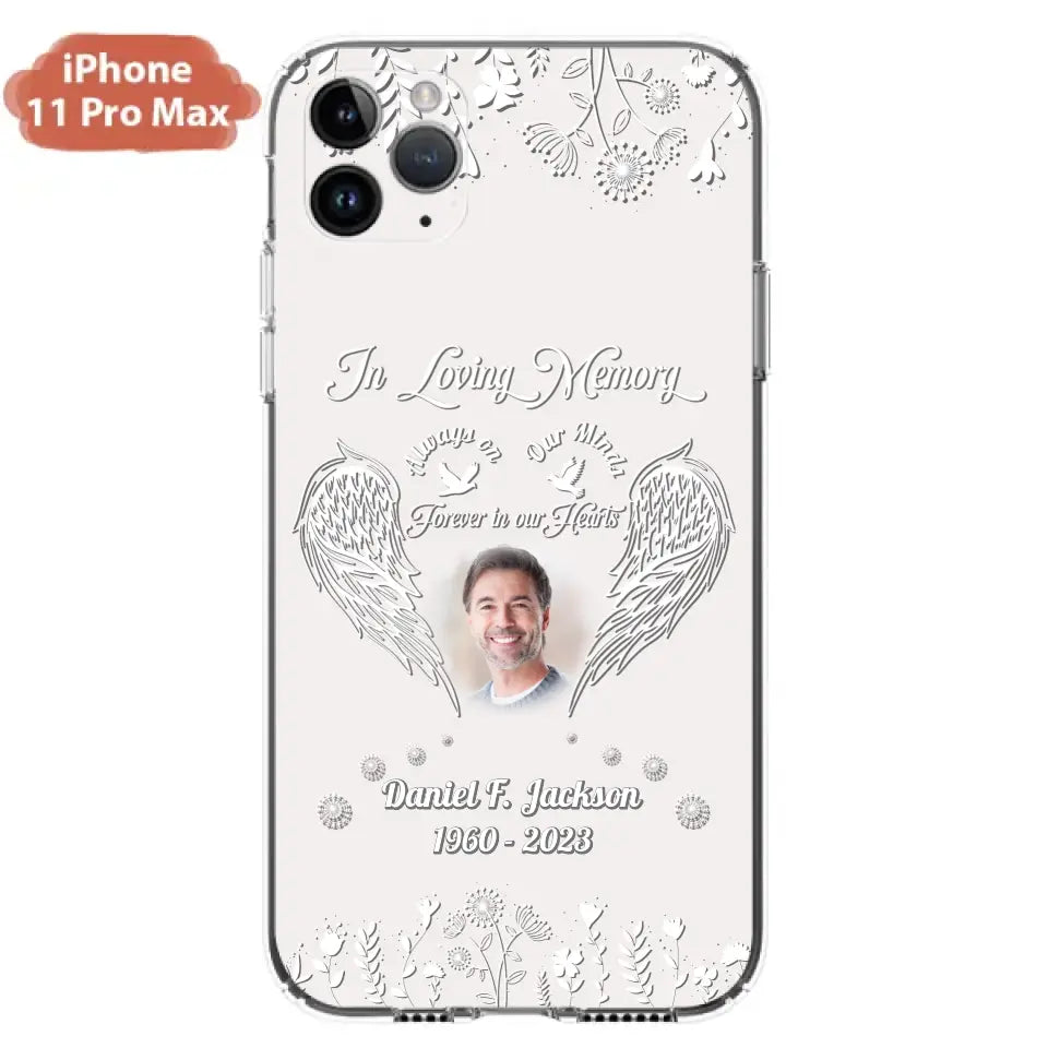Personalized Memorial Photo Phone Case - Memorial Gift Idea - In Loving Memory