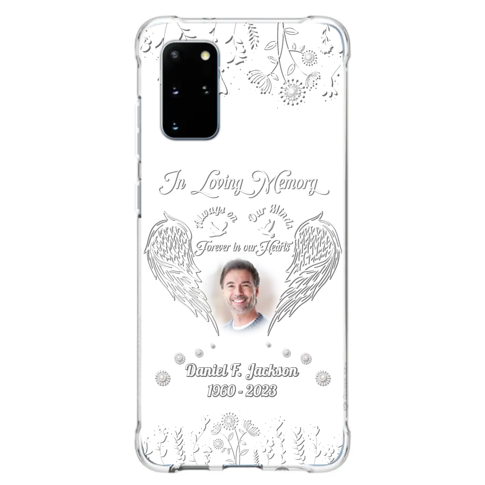 Personalized Memorial Photo Phone Case - Memorial Gift Idea - In Loving Memory