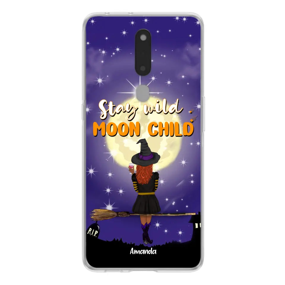 Personalized Witchy Phone Case - Up to 3 Pets - Stay Wild Moon Child - Phone Case For Xiaomi, Oppo and Huawei- OCEL9Z