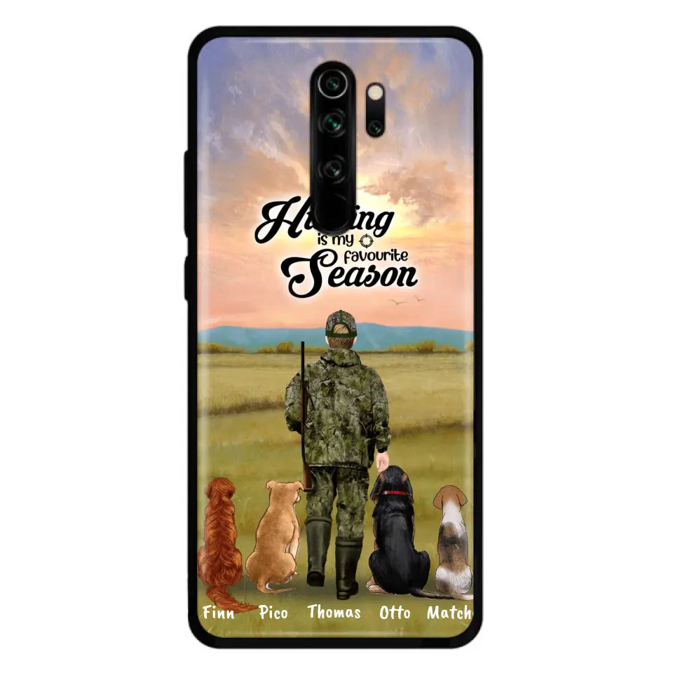Personalized Hunting Phone Case - Man/Woman With Up to 4 Dogs - Phone Case For Xiaomi, Huawei and Oppo - 4168OK