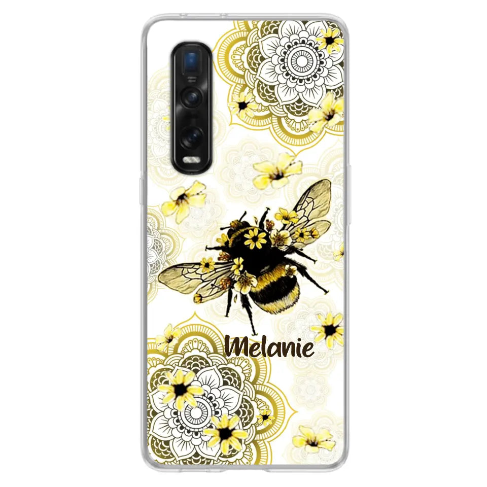 Personalized Bee Phone Case - Up to 5 Bees - Gift For Bee Lovers - Case For Xiaomi, Oppo And Huawei