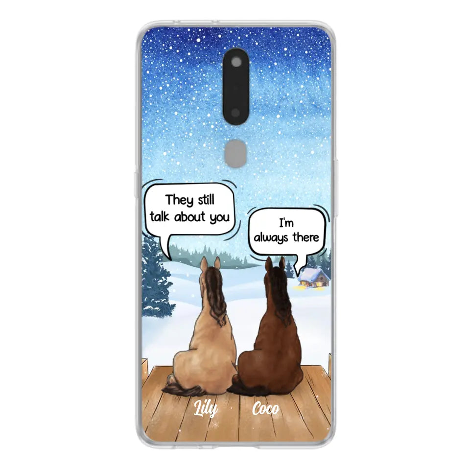 Personalized Dog Horse Phone Case - Up to 5 Pets - Xmas Gift For Dog/Horse Lover - Case For Xiaomi, Oppo And Huawei