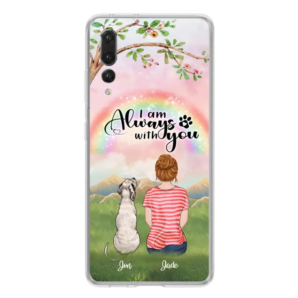 Personalized Dog Mom/Dad Phone Case - Up to 4 Dogs - Best Gift For Dog Lover - I Am Always With You - Case For Oppo Huawei Xiaomi - 5BWJPA