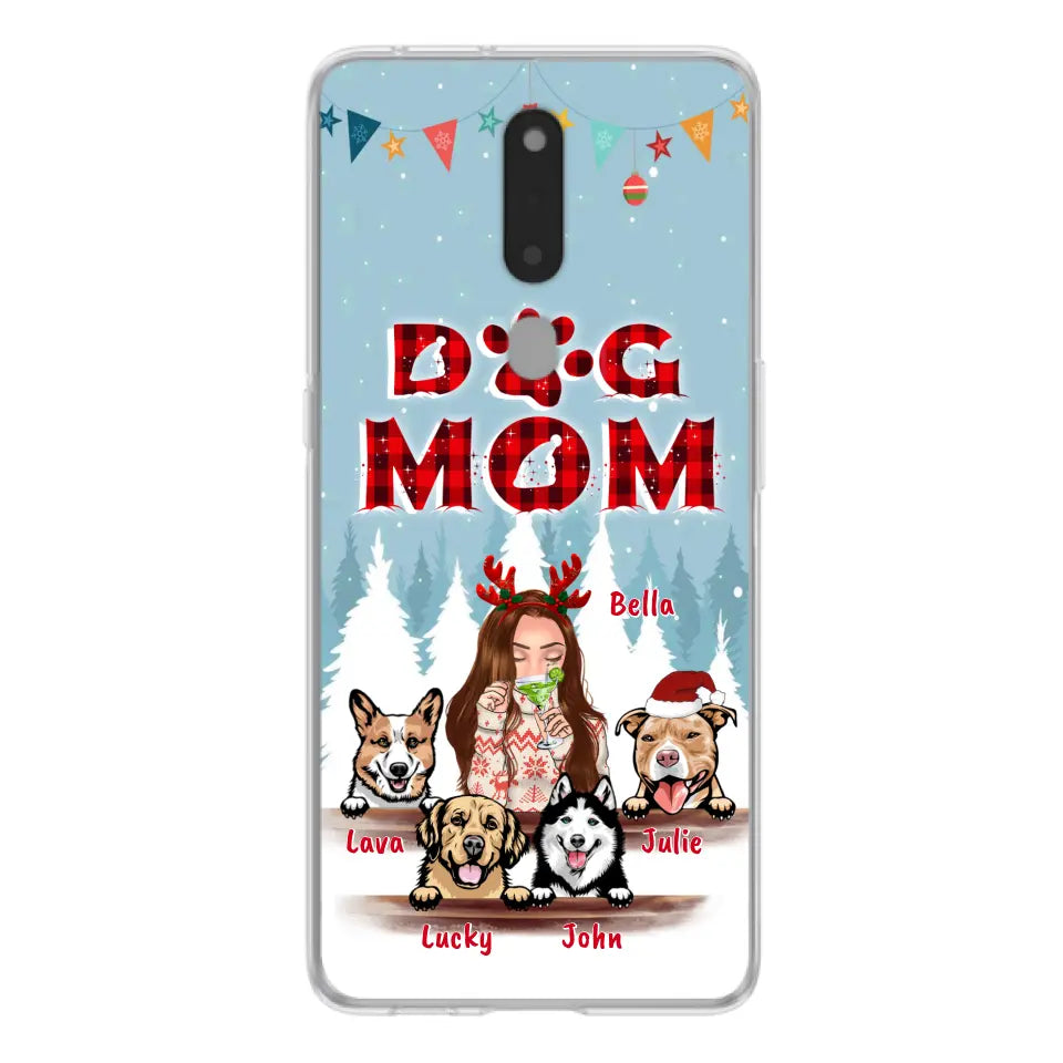 Personalized Pet Mom Xmas Phone Case - Up to 4 Pets - Best Gift For Dog/Cat Lover - Case For Xiaomi, Oppo And Huawei - 2T7CRT