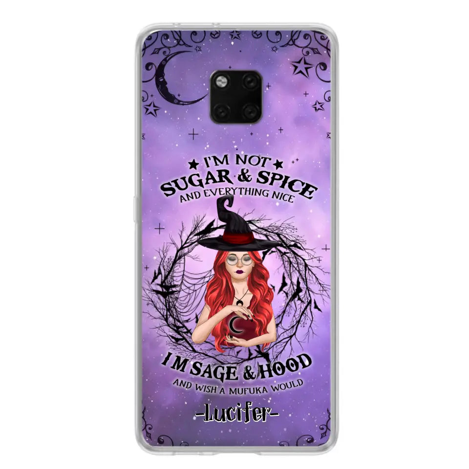 Personalized Witch Phone Case - Best Halloween Gift Idea - I'm Not Sugar And Spice - Case For Xiaomi, Oppo And Huawei - DFESX1