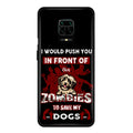 Personalized Front Dog Phone Case - Up to 4 Dogs - Best Gift For Dogs Lover - I Would Push You In Front Of Zombies To Save My Dogs - Case For Xiaomi, Oppo And Huawei
