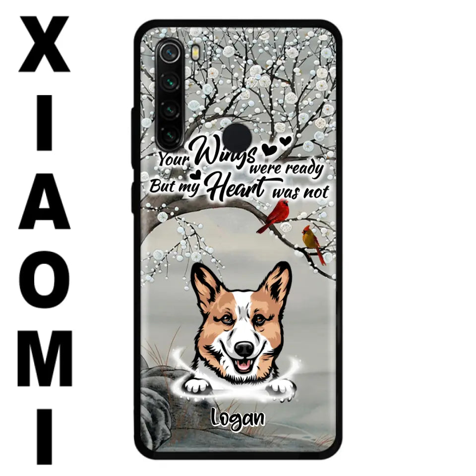 Personalized Memorial Dog Cat Phone Case - Up to 3 Pets - Best Gift For Dog/Cat Lover - Your Wings Were Ready But My Heart Was Not - Case For Xiaomi, Oppo And Huawei