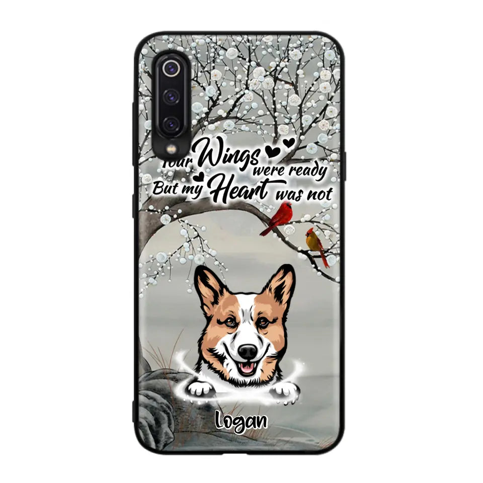Personalized Memorial Dog Cat Phone Case - Up to 3 Pets - Best Gift For Dog/Cat Lover - Your Wings Were Ready But My Heart Was Not - Case For Xiaomi, Oppo And Huawei