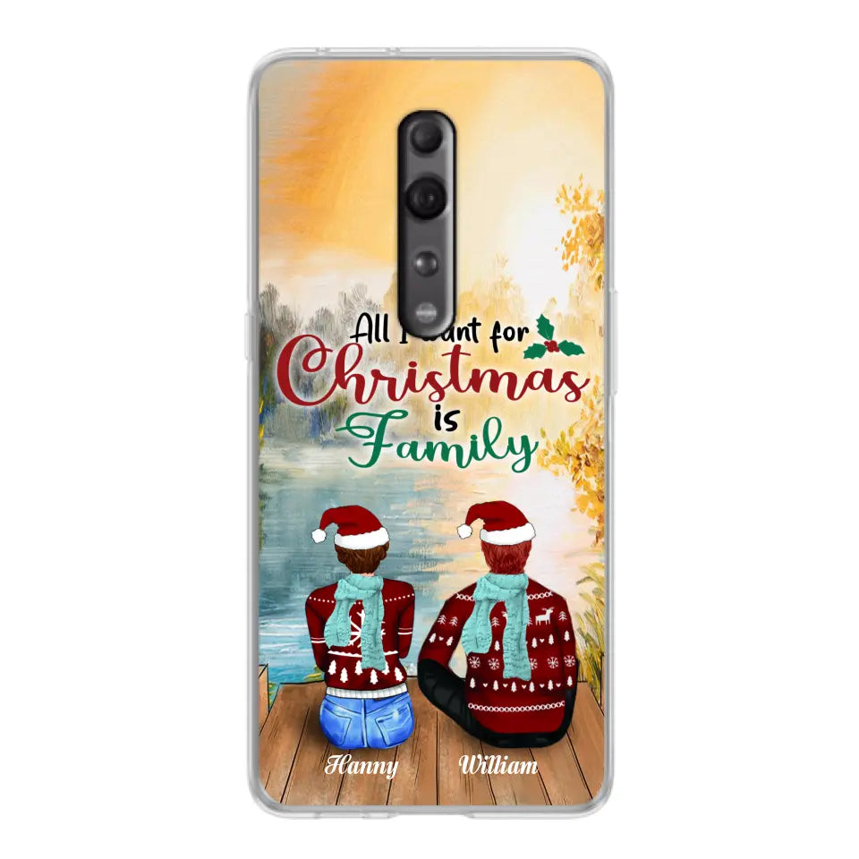 Personalized Family Phone Case - Couple/Parents With Up to 3 Kids, 3 Pets - Gift For Family - Case For Xiaomi, Oppo And Huawei