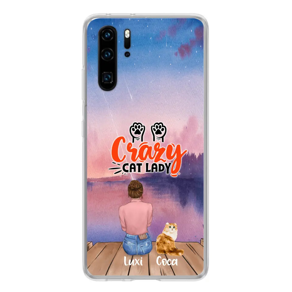 Personalized Cat Mom Phone Case - Up to 5 Cats - Gift Idea For Cat Lover - Best Cat Mom Ever - Case For Xiaomi, Oppo And Huawei