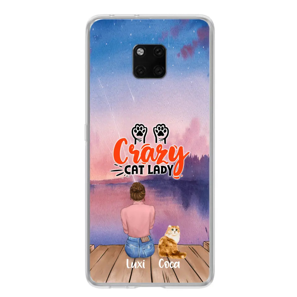 Personalized Cat Mom Phone Case - Up to 5 Cats - Gift Idea For Cat Lover - Best Cat Mom Ever - Case For Xiaomi, Oppo And Huawei