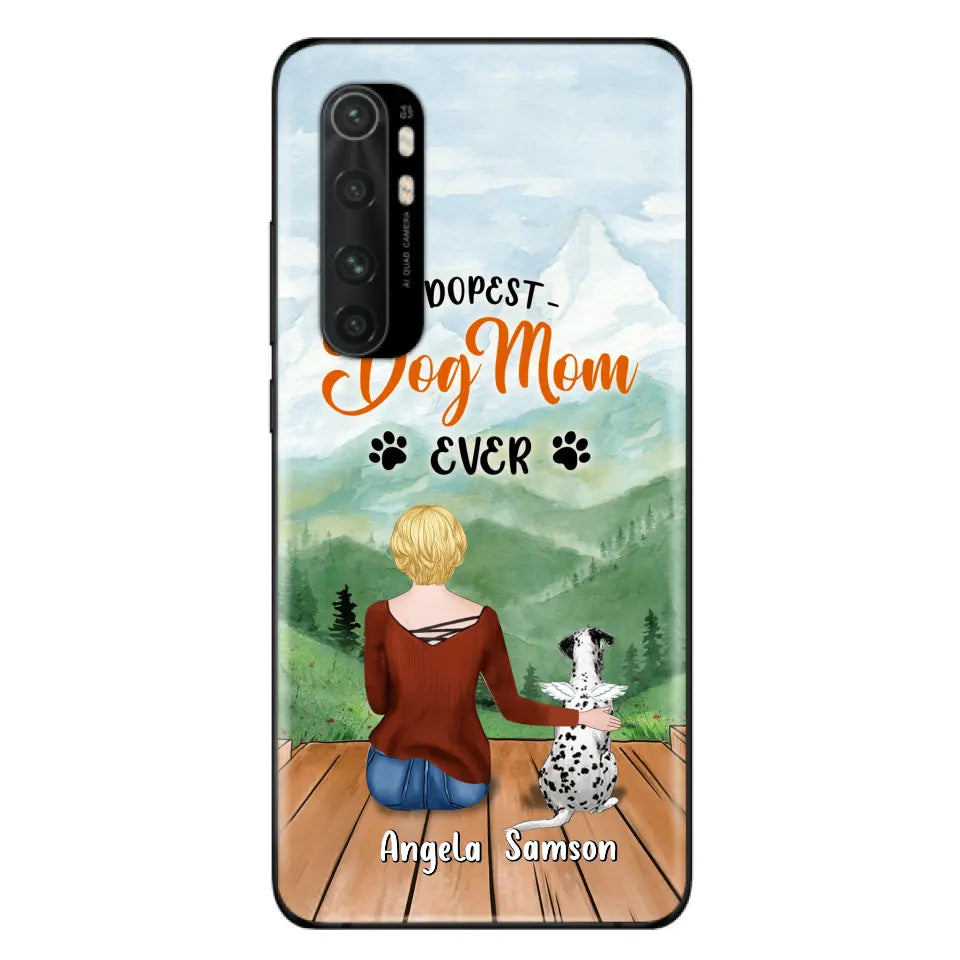 Personalized Dog Mom Phone Case - Up to 5 Dogs - Gift Idea For Dog Lovers - Dopest Dog Mom Ever - Case For Huawei/Xiaomi/Oppo