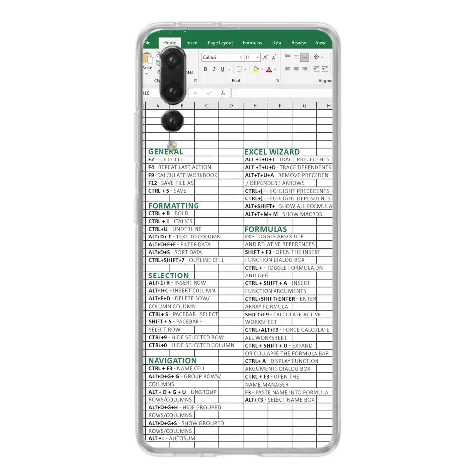 Personalized Excel Phone Case - Gift Idea For Excel Lovers - Cases For Oppo/Xiaomi/Huawei