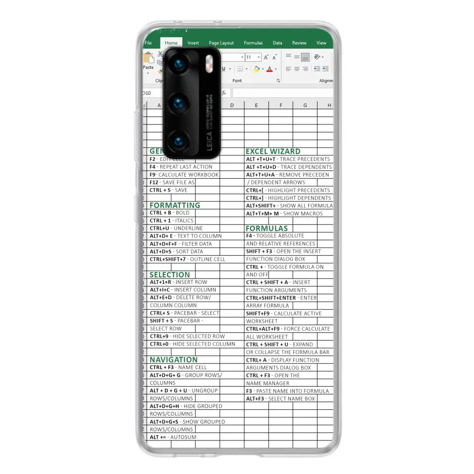Personalized Excel Phone Case - Gift Idea For Excel Lovers - Cases For Oppo/Xiaomi/Huawei