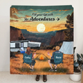 Personalized Camping Grand Canyon National Park Quilt/Fleece Blanket - Full Option - Best Gift For Camping Lovers - Fill Your Life With Adventures