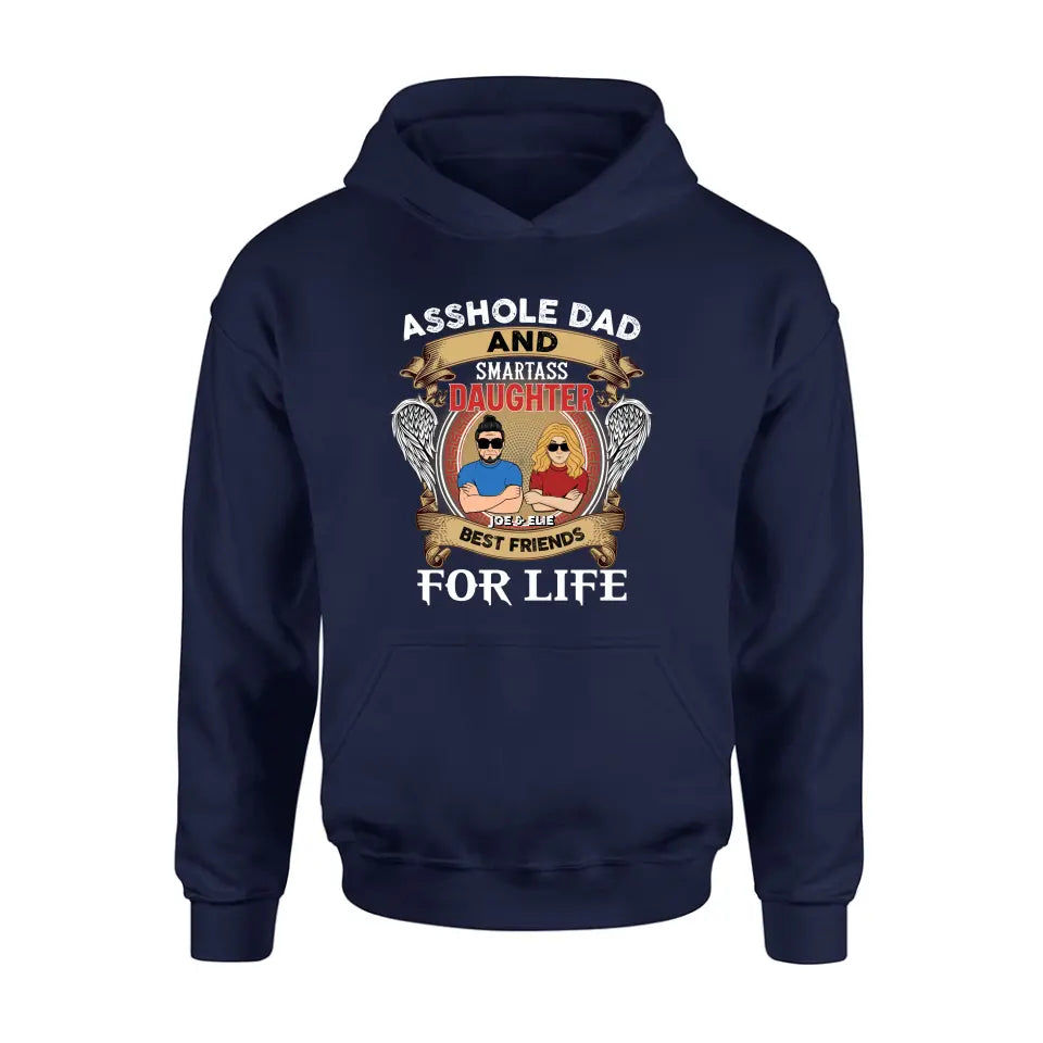 Personalized Father And Daughter/Son T-shirt/Long Sleeve/Sweatshirt/Hoodie - Gift Idea For Father's Day