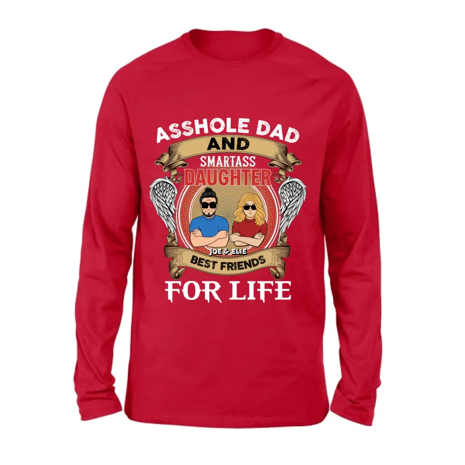 Personalized Father And Daughter/Son T-shirt/Long Sleeve/Sweatshirt/Hoodie - Gift Idea For Father's Day