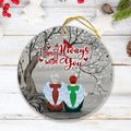 Personalized Memorial Family Ornament - Daughter/Son With Parents - Memorial Gift For Family Members - I Am Always With You