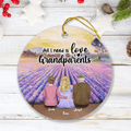 Personalized Grandparents Ornament - Up to 4 Pets - Best Gift From Grandkids To Grandparents - Grandparent's Love Will Never Grow Old - D8FYGD