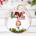 Personalized Christmas Grandmalife Ornament - Up to 6 Kids - Gift Idea For Grandma, Mama