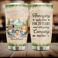 Personalized Camping Couple Tumbler - Gift Idea For Camping Lover/Couple - Annoying Each Other For 20 Years And Still Going Camping Together