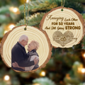 Personalized Couple Photo Wooden Ornament - Christmas Gift Idea For Couple - Annoying Each Other And Still Going Strong