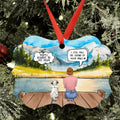 Personalized Memorial Pet Mom Rectangle Ornament - Woman With Up to 5 Pets - Best Gift For Pet Lover - It's So Hard To Say Goodbye