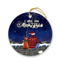 Personalized New Year With Family Ornament - Family With Up to 4 Pets - Gifts For Family - First Christmas Together As Hubby And Wife