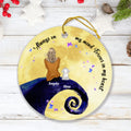 Personalized Pet Ornament - Up to 4 Pets - Best Gift For Dog/Cat Lovers - I Love You To The Moon And Back