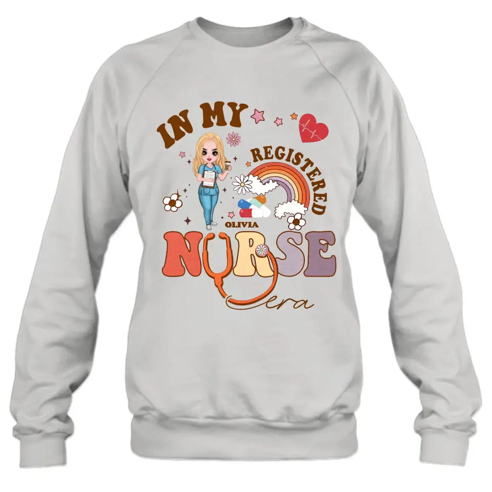 Personalized In My Registered Nurse Era T-Shirt/Long Sleeve/Sweatshirt/Hoodie - Gift Idea For Nurse