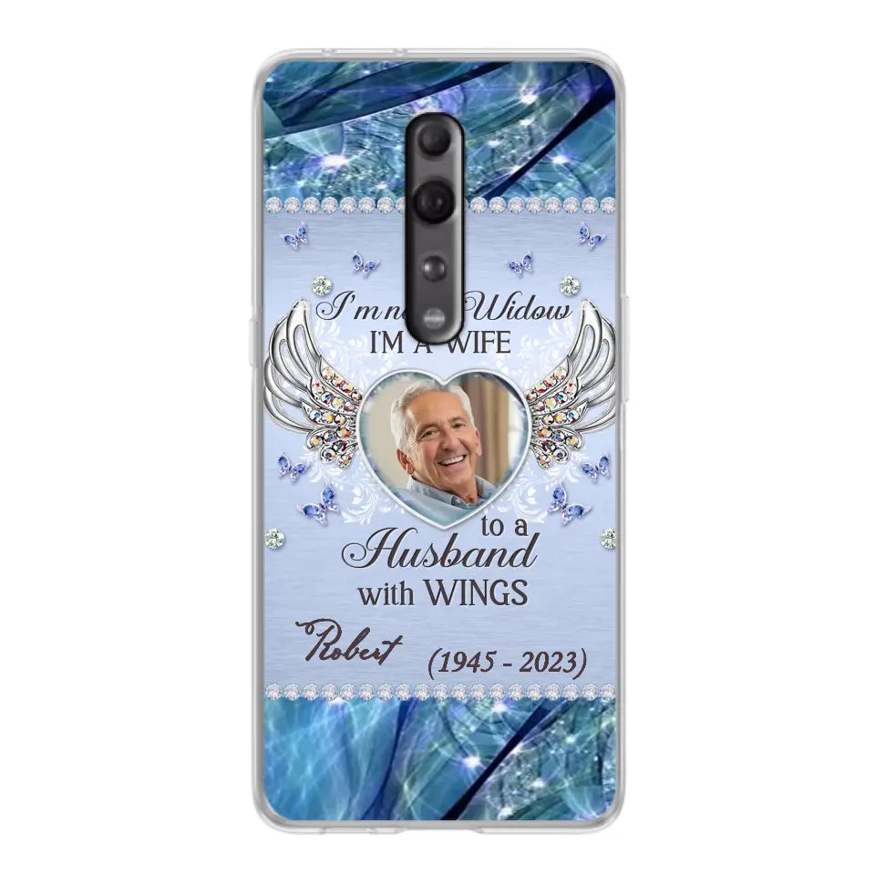 Custom Personalized Memorial Phone Case - Memorial Gift Idea For Family - Case For Oppo/Xiaomi/Huawei - I'm Not A Widow