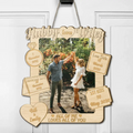 Personalized Couple Wooden Sign - Anniversary Gift Idea For Couple/Him/Her - Hubby Loves Wifey