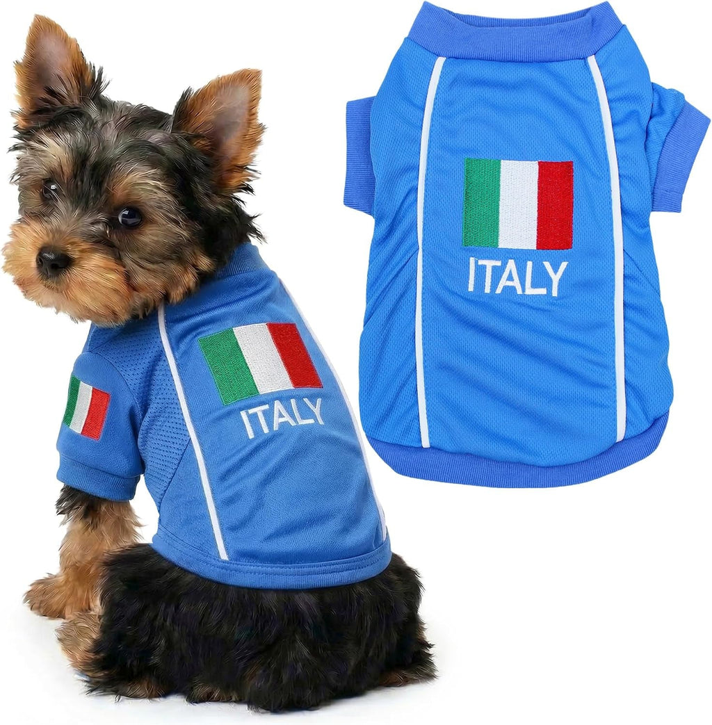 Parisian Pet Breathable Mesh Soccer Jersey for Dogs, XS–5XL
