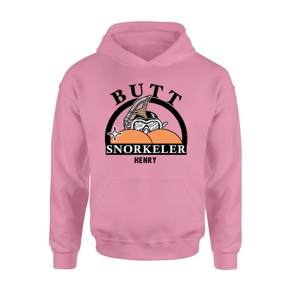 Personalized Butt Snorkeler T-Shirt/Long Sleeve/Sweatshirt/Hoodie - Gift Idea For Couple/Him/Her
