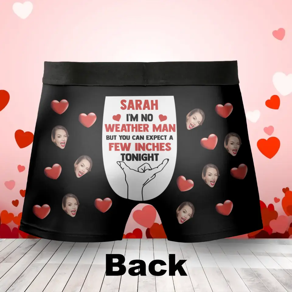 Personalized Upload Photo AOP Men's Boxer Briefs - Gift Idea For Him/Valentines - Upload Photo