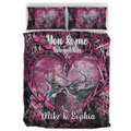 Personalized Hunting Couple Quilt Bed Sets - Gift Idea For Couple/Him/Her - You & Me We Got This