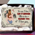 Personalized Couple Aluminum Wallet Card - Gift Idea For Couple/Him/Her/Valentine's Day - In Case I Don't Say It Enough