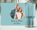 Personalized Couple Irregular Tumbler - Gift Idea For Valentines/Couple - Upload Couple Photo