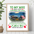 Personalized Camping Couple Poster - Gift Idea For Couple/Camping Lover - I Love You Forever And Always