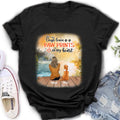 Personalized Dog Mom Shirt/Pullover Hoodie - Up to 5 Dogs - Gift Idea For Dog Lover - Dogs Leave Paw Prints In My Heart