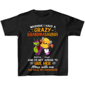 Personalized Grandmasaurus Shirt - Up to 6 Kids - Halloween Gift For Grandkids - Warning I Have A Crazy Grandmasaurus