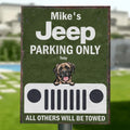 Personalized Dog Off- Road Car Metal Sign - Up to 4 Dogs - Best Gift For Dog Lover