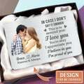 Personalized Couple Aluminum Wallet Insert Card - Upload Couple Photo - Gift Idea For Him/Her/Couple