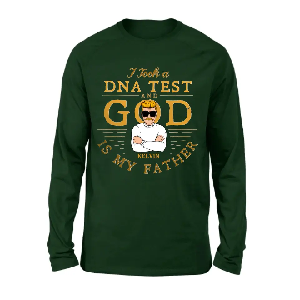 Personalized Dad/Mom Shirt/Hoodie - Father's Day/Mother's Day Gift Idea - I Took A DNA Test
