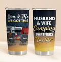Personalized Camping Couple Tumbler - Gift Idea For Camping Lovers/Couple - You & Me We Got This