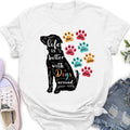 Personalized Dog Mom Shirt/Hoodie - Up to 7 Dogs - Gift Idea For Dog Lover/Mother's Day - Life Is Better With Dogs Around