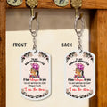 Personalized To My Daughter Aluminum Keychain - 
 Gift Idea For Daughter - I Am The Storm