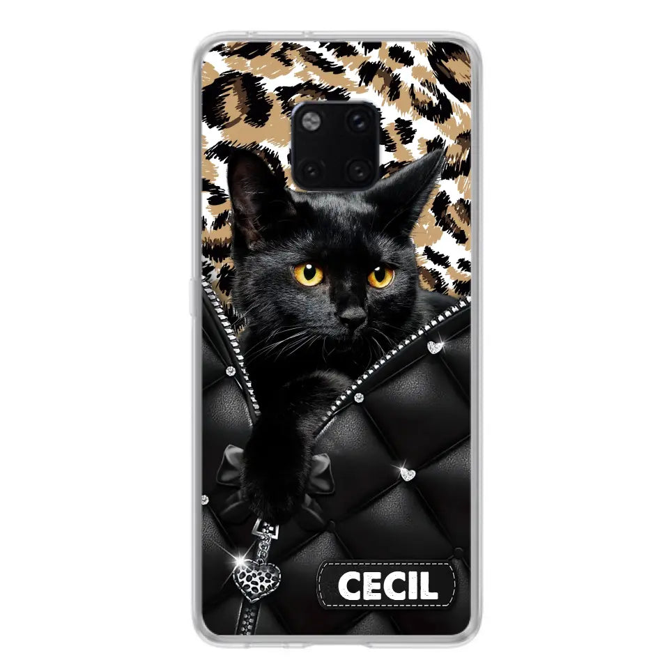 Custom Personalized Cat Phone Case For Oppo/Xiaomi/Huawei - Upload Photo - Gift Idea For Cat Lovers