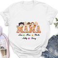 Personalized Floral Mama Shirt/Hoodie - Up to 5 Kids - Mother's Day Gift Idea for Mom/Grandma - Mama